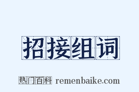 招接组词是什么意思的图片